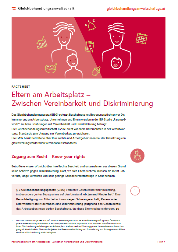 Medien-Factsheet - Presse - Gleichbehandlungsanwaltschaft